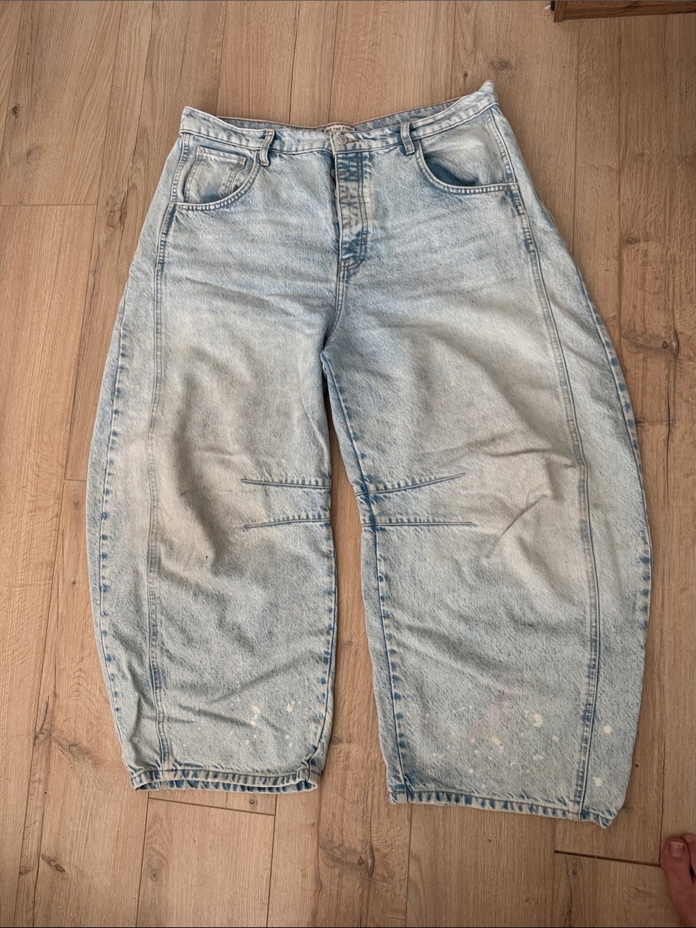 Free People Light Blue Boyfriend Jeans